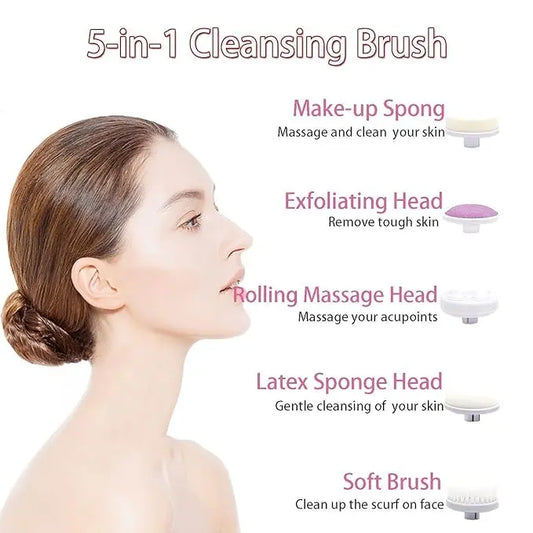 Best Facial Cleansing Brush 5 in 1